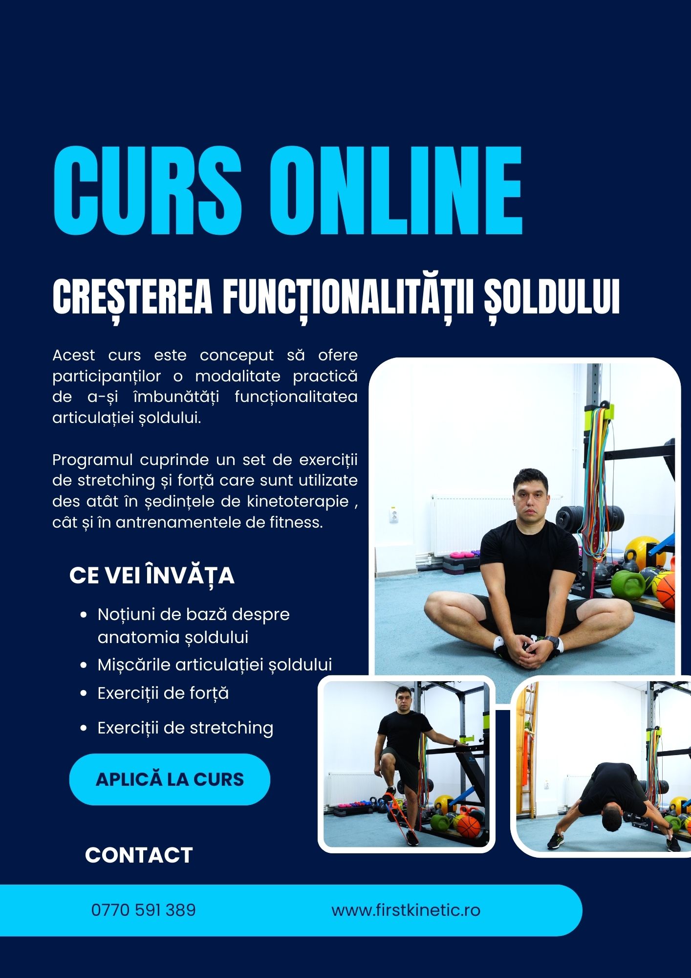 Creșterea funcționalității articulației șoldului